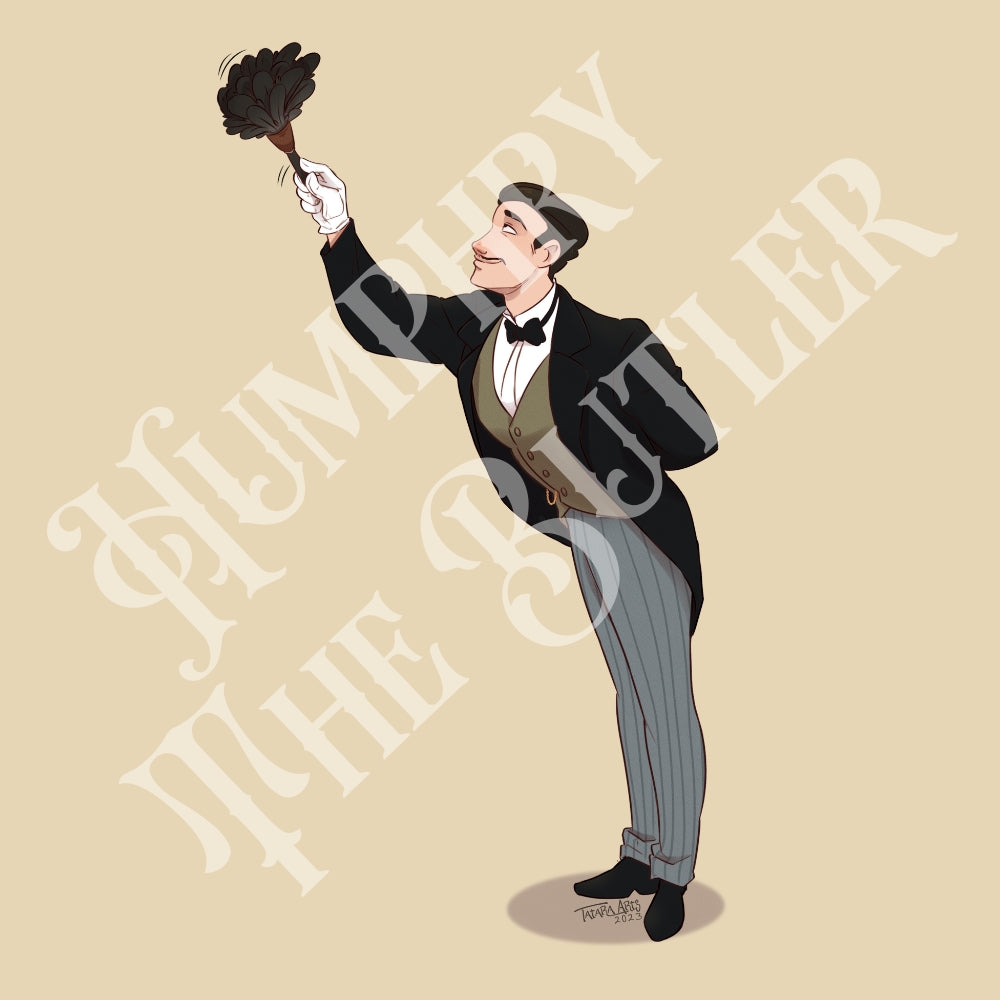 7 BUTLER DIGITAL STICKERS PACK