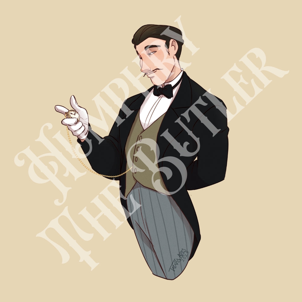 7 BUTLER DIGITAL STICKERS PACK