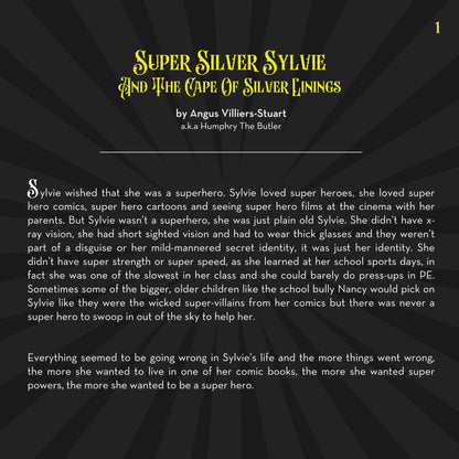 SUPER SILVER SYLVIE AND THE CAPE OF SILVER LININGS (ebook)