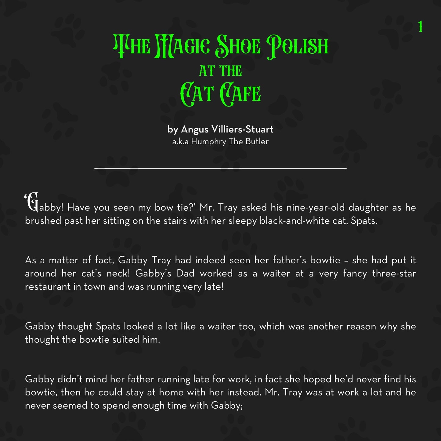 THE MAGIC SHOE POLISH AT THE CAT CAFE (ebook)